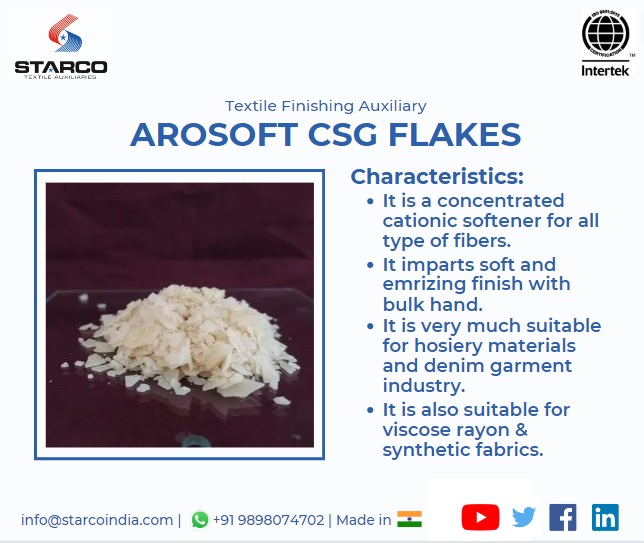 Cationic Softener-Arosoft CSG Flakes