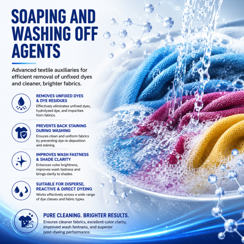 Soaping and Washing Off Agents